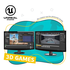 Unreal Engine 4. Игровой движок - КИБЕРшкола программирования для детей, компьютерные курсы для школьников, начинающих и подростков - KIBERone г. Москва