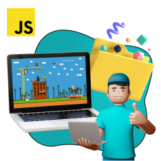 Программирование на JavaScript. Учимся создавать игры! - КИБЕРшкола программирования для детей, компьютерные курсы для школьников, начинающих и подростков - KIBERone г. Москва