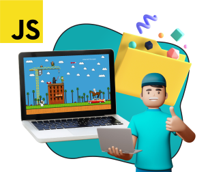 Программирование на JavaScript. Учимся создавать игры! - КИБЕРшкола программирования для детей, компьютерные курсы для школьников, начинающих и подростков - KIBERone г. Москва